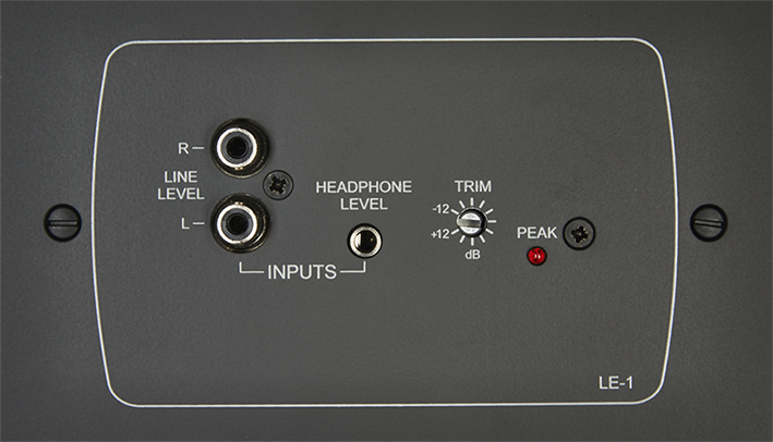 LE-1 B / LE-1W: Active Input Plate with 1 Stereo Line Input (Phono and 3.5mm Jack Socket ) for DCM1 / DCM-1e - CLOUD (ENGLAND) _ LE-1B